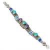 Turquoise Lapis Lazuli Bracelet Handmade Boho Tibetan Nepali Jewelry 7" NBB 3407