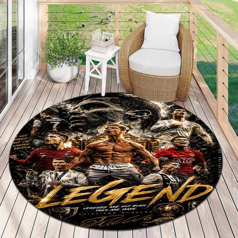 Cristiano Ronaldo Portugal Football Glory Moment Carpet Suitable For All Seasons Printing Doormat Art Dormitory Decoration