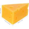 Fake Cheese Model:Artificial Cheese Food Play Food Model Realistic Fake Food for Kitchen Decoration Photography Prop