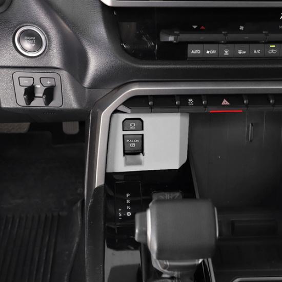 Car Handbrake Switch Panel Cover Trim For Toyota Tundra 22-25 Accessories Silver
