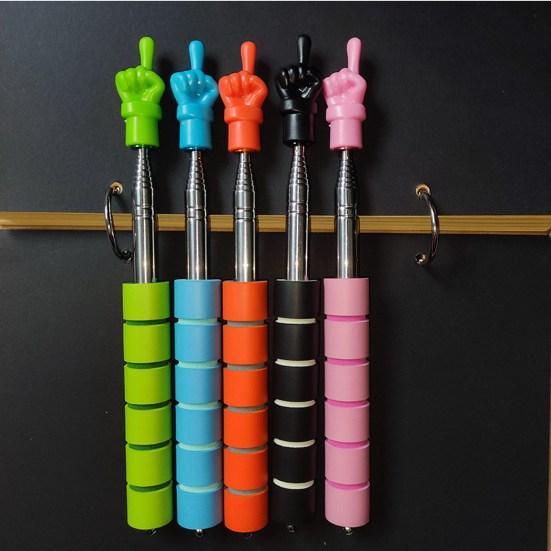 1 комплект, телескопическая указка для пальцев, удобная указка для учителей из нержавеющей стали для класса, дома, школы