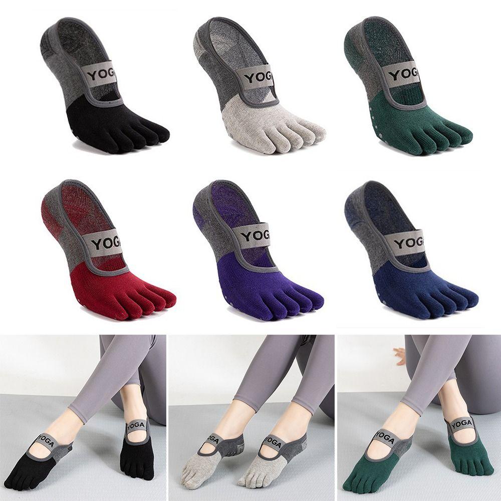 Five Fingers Pilates Socks Cotton Sports Socks Soft Yoga Socks Ladies