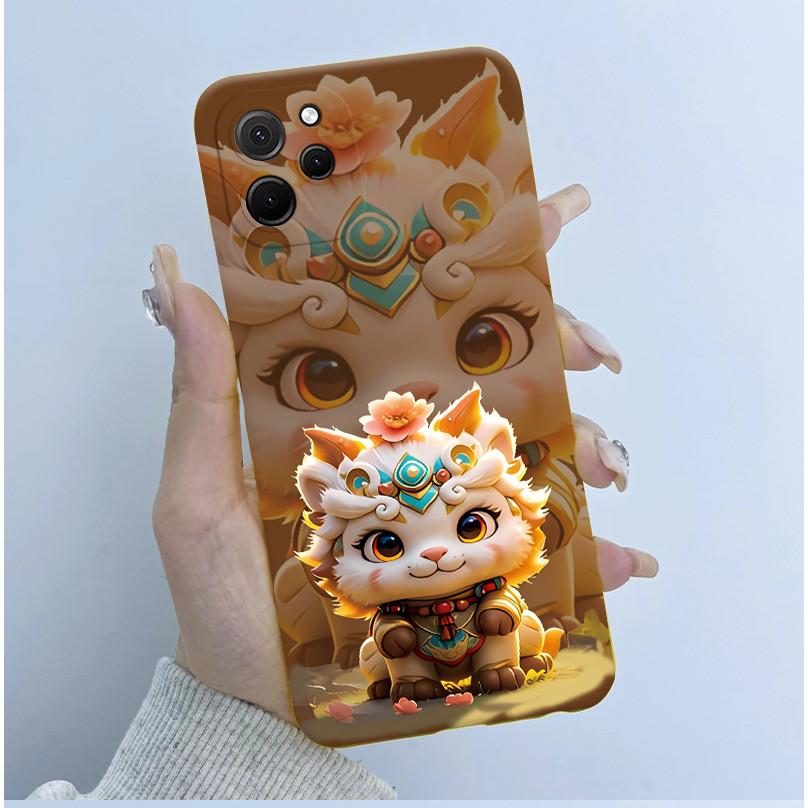 Чехол для Huawei Nova Y61 Мягкий силикон ТПУ Милый Чехол-бампер с Пандой для Huawei Nova Y 61 62 Y61 Y62 Plus Чехол NovaY61 Fundas