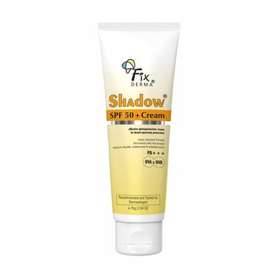 Fixderma Теневой солнцезащитный крем SPF 50+ PA+++ для сухой кожи тела и лица Широкий спектр защиты от UVA и UVB Нежирный и водостойкий