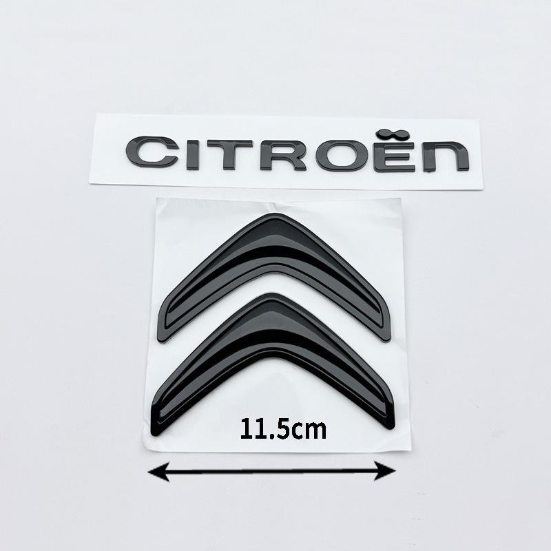 Наклейка с английской буквой на задний логотип Citroen C4 C5 DS5 LS DS6