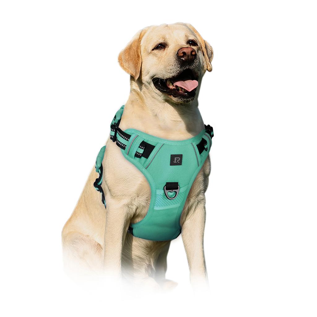 Шлейки для собак/домашних животных, регулируемый светоотражающий жилет Oxford Outdoor, передние/задние зажимы для поводка для маленьких, средних, больших и очень больших собак,