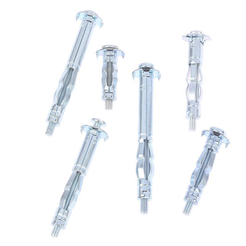 10 шт. M4 комплект металлических анкеров для полых стен, дюбель для гипсокартона и гипсокартона