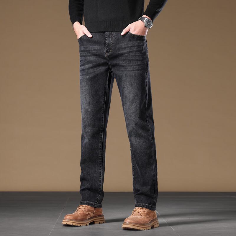 Jeep Мужские джинсы из денима прямого кроя в стиле ретро