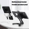 Cellphone Holder Lazy Bracket for Phone Folding Height Adjustable Tabletop Support Stand Pocket Holder Stand