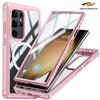 For Samsung Galaxy S25 Ultra Plus S23 Full 360 Magnet Protection Outdoor Waterproof Wireless Charge Case for Galaxy S24 Ultra