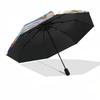 1pc Street Fighter Auto-Open Close Outdoor Umbrella - Portable 3-Fold Design with 8-Bone Iron Frame - Outdoor for Fans, Travelers, Daily Use, Gif