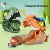 Kids Dinosaur Press Catapult Car Toy Simulated Tyrannosaurus-Rex Battery-Free Vehicle Toy Speed Battle