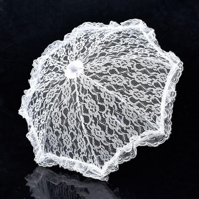 Кружевной свадебный зонтик для съемки, женский костюм, аксессуар, украшение для свадебной вечеринки, реквизит для фотографий