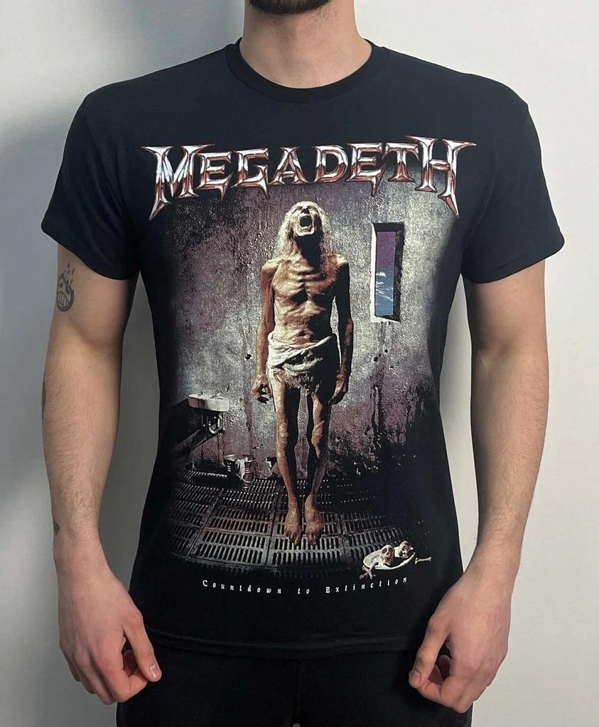 Megadeth - Обратный отсчет до вымирания (Gildan) Футболка Черный завет