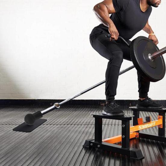 Насадка для штанги «Мина» Нескользящая силиконовая Т-образная насадка для тяги Легко установить Аксессуары для силовых тренировок со штангой