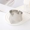Goth Chunky Heavy Bracelet Exaggerated Fashion Punk Bangle Minimalist Wide Open Bracelet  Women