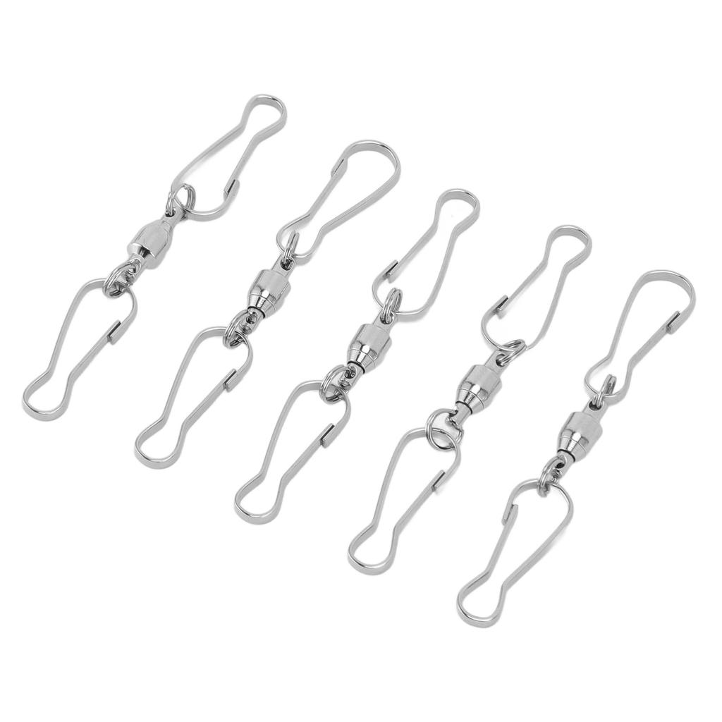 20pcs Windsock Clips Stainless Steel 360 Degree Rotation Dual Clip Wind Spinners Hangers for Wind