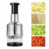 Stainless Steel Hand-Press Multifunctional Vegetable Chopper for Ginger, Garlic, Onions & More