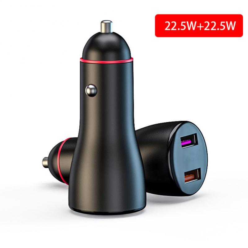 Автомобильное зарядное устройство 40 Вт портативное универсальное прочное многофункциональное автомобильное оборудование свет цифровой дисплей автомобильные аксессуары двойной USB