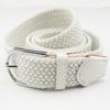 Canvas Woven Belt Non-Porous Elastic Woven Elastic Belt Pin Buckle Casual Korean Style Pant Belt Wide for Men and