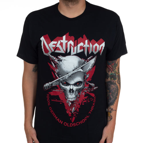 Fit DESTRUCTION Band Graphic Cotton Tshirt Unisex Summer Short Sleeve Fashion Brand Tee Luxury Casual Vintage Retro Top