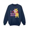 Girls Winnie The Pooh Mum Best Hugs Sweatshirt