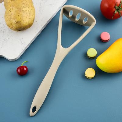 Силиконовая толкушка для картофеля, эргономичная ручка, термостойкая, легко моется, кухонный инструмент для