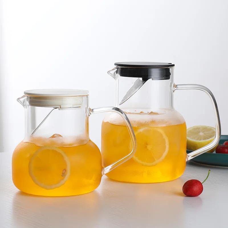 Heat Resistant Glass Tea Pot Hand Brewed Coffee Sharing Pot Infuser Teapot To Boil Water Kettle Japanese Teapot for Infusion Bar