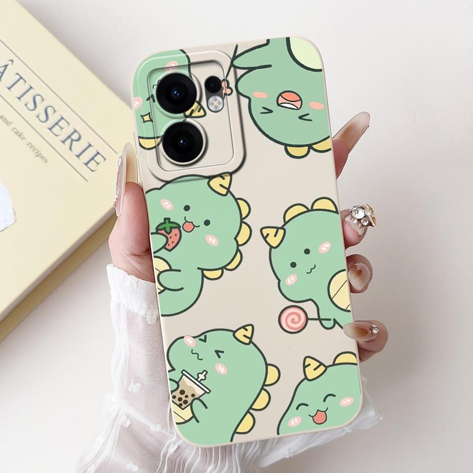 Для OPPO Reno13 F 4G 5G Reno13 Pro Милый Мультяшный Космический Кот Чехол для Телефона Reno 13F 13 13Pro Мягкий Силиконовый Ударопрочный Чехол