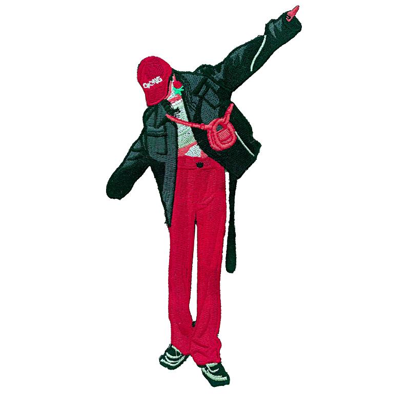 1 шт. вышивка своими руками аксессуары ткань аппликация модные женские значки для одежды большая нашивка ткань наклейка пришить заплатки