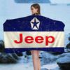 J-Jeep Аниме Пляжное Полотенце Мягкое Впитывающее Мочалка Детские Подарки для Детей Путешествия Кемпинг Спортзал