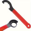 1Pc Anti Slip Handle Spanner Wrench Tool, Outer Diameter 1 1/4 Inches For Floor Pipes Fitting, Cars Walnut