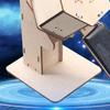 Kids 3D Wooden Puzzles Solar Power STEM Toy DIY Space Satellite Model Craft Educational Science Building Kit