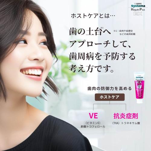 LION Haguki Plus EX Toothpaste, 90g, 2 Bottles