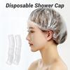 Disposable Elastic Food Covers Durable Lids For Bowls Plates Kitchen Food Saver Thickened Waterproof Plastic Shower Hair Caps
