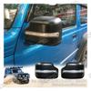 Car Rear View Mirror Cover With LED Turn Lights For Suzuki Jimny JB64 JB74 2013- Replacement Rearview Side Mirror Caps