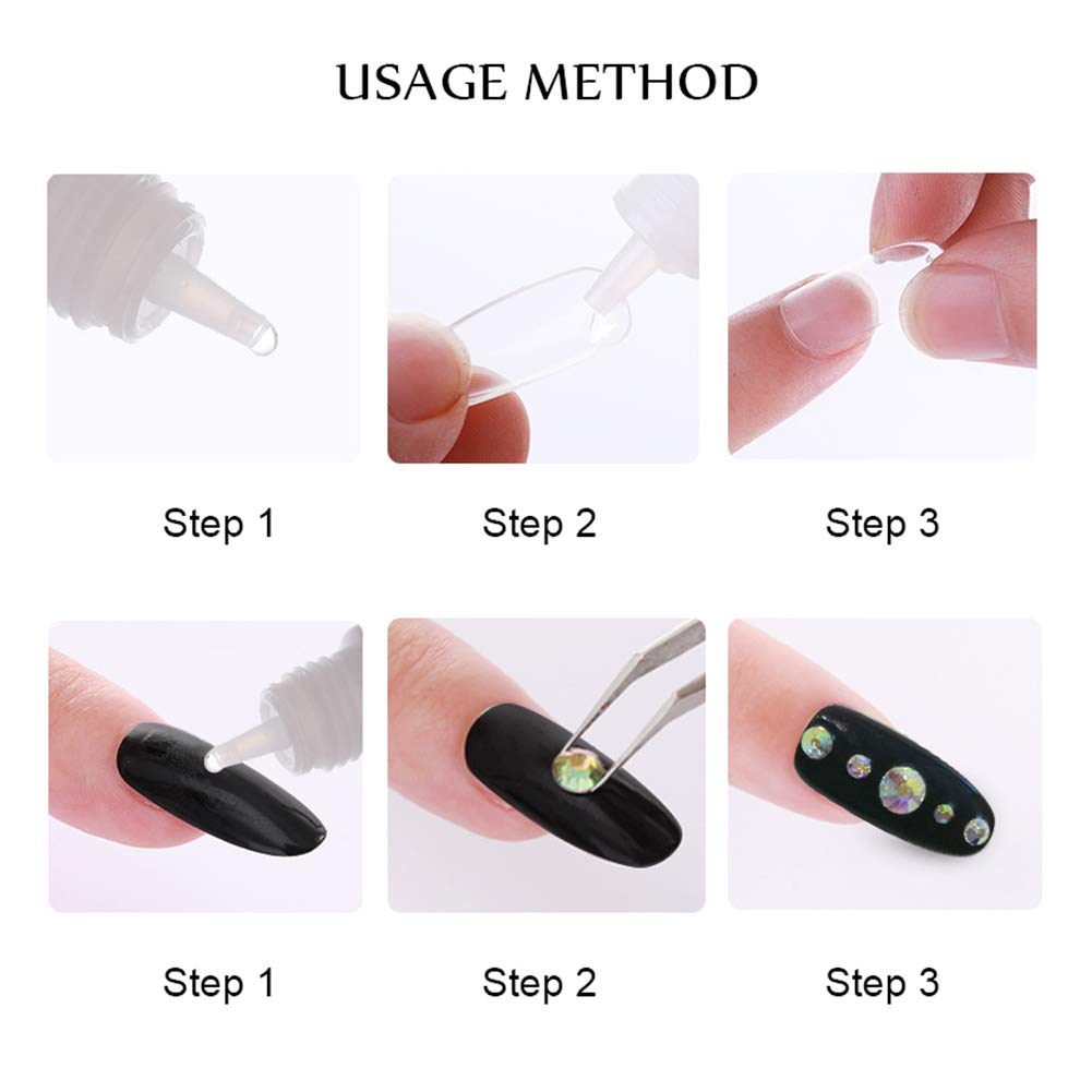 5/10 шт. 3 г клей для ногтей быстросохнущий высоковязкий многофункциональный клей для дизайна ногтей