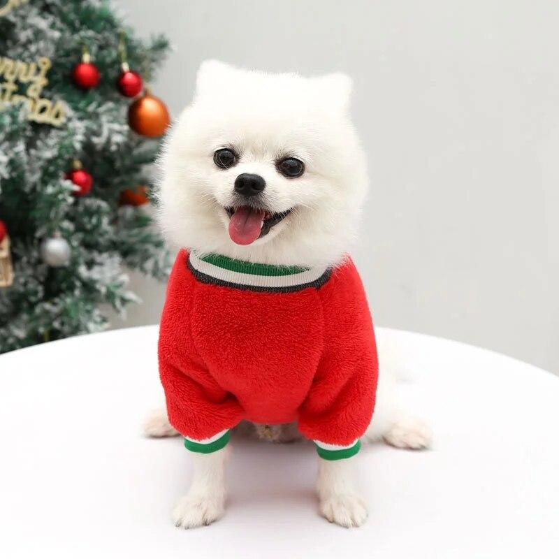 Christmas Puppy Dogs Clothes Pet Clothing For Small Medium Dogs Coats Dog Costume Chihuahua Yorkies Outfit Roupinha De Cachorro