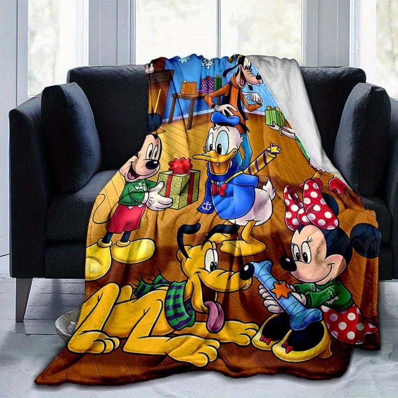 1 шт., Уютный домашний декор: Плед-диван Disney, идеально подходит для спальни, гостиной, путешествий, кемпинга