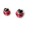 [J7151] - Red 'Ladybugs' Designer Earrings