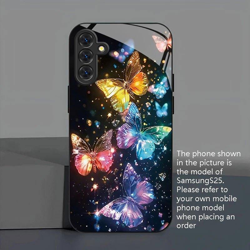 Модные Чехлы для Телефона с Полированным Хрустальным Крылом Чехол Coque Fundas для Samsung Galaxy S26 S25 S24 S23 S22 S21 FE Ultra Plus