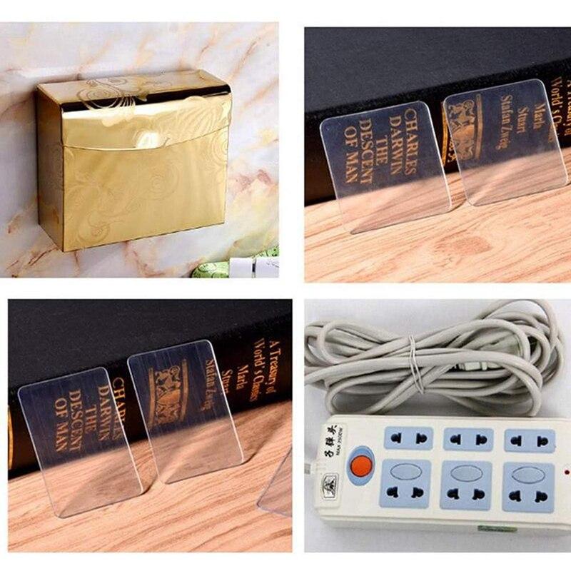 10/20/30/50 шт. мощные наклейки без следов, водонепроницаемые фиксированные фото, липкие противоскользящие ленты, настенные вспомогательные двусторонние фиксированные наклейки