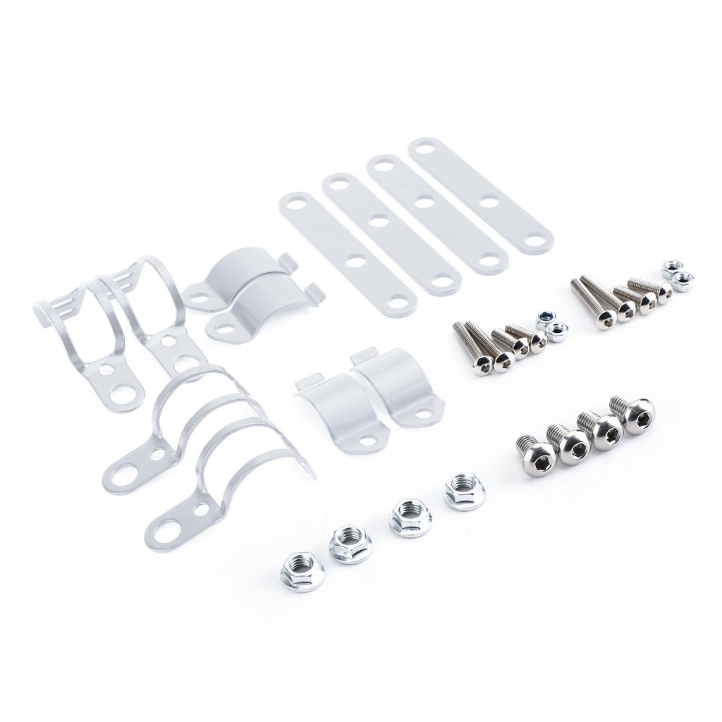 28мм-41мм Хромированный Кронштейн Крепления Фары для Вилки Адаптер Держателя Мотоциклетной Фары