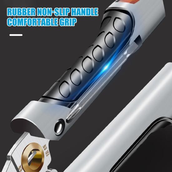 Wire Strippers Professional Electrician Pliers with Non-Slip Handle Electricity Measurement Function Portable Cable Scissors Wire Stripping Pliers