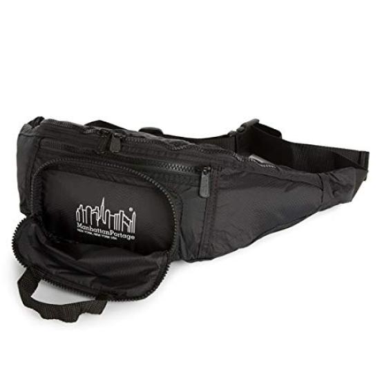 Portage Packable Collection Alleycat Waist Bag Waist Pouch Bag Black XS Manhattan MP1101PKB-BLK