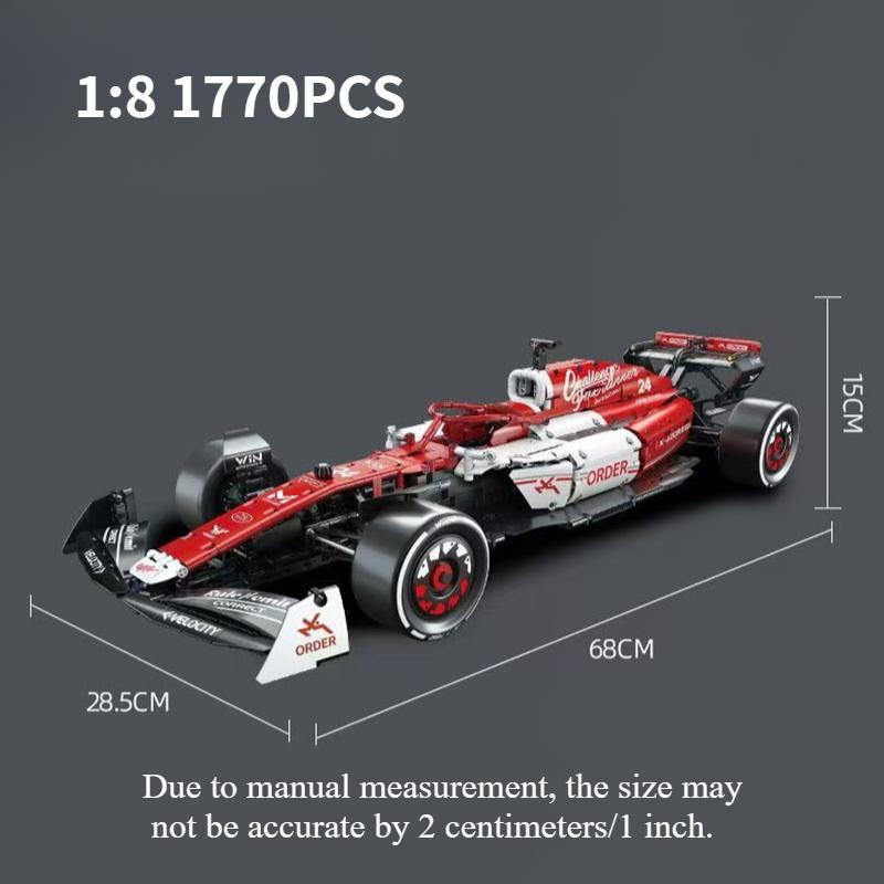 Moc 1:8 Super Racing Car Building Blocks 1770Pcs Collectible Assembly Bricks Toy Gift For Kids Adults