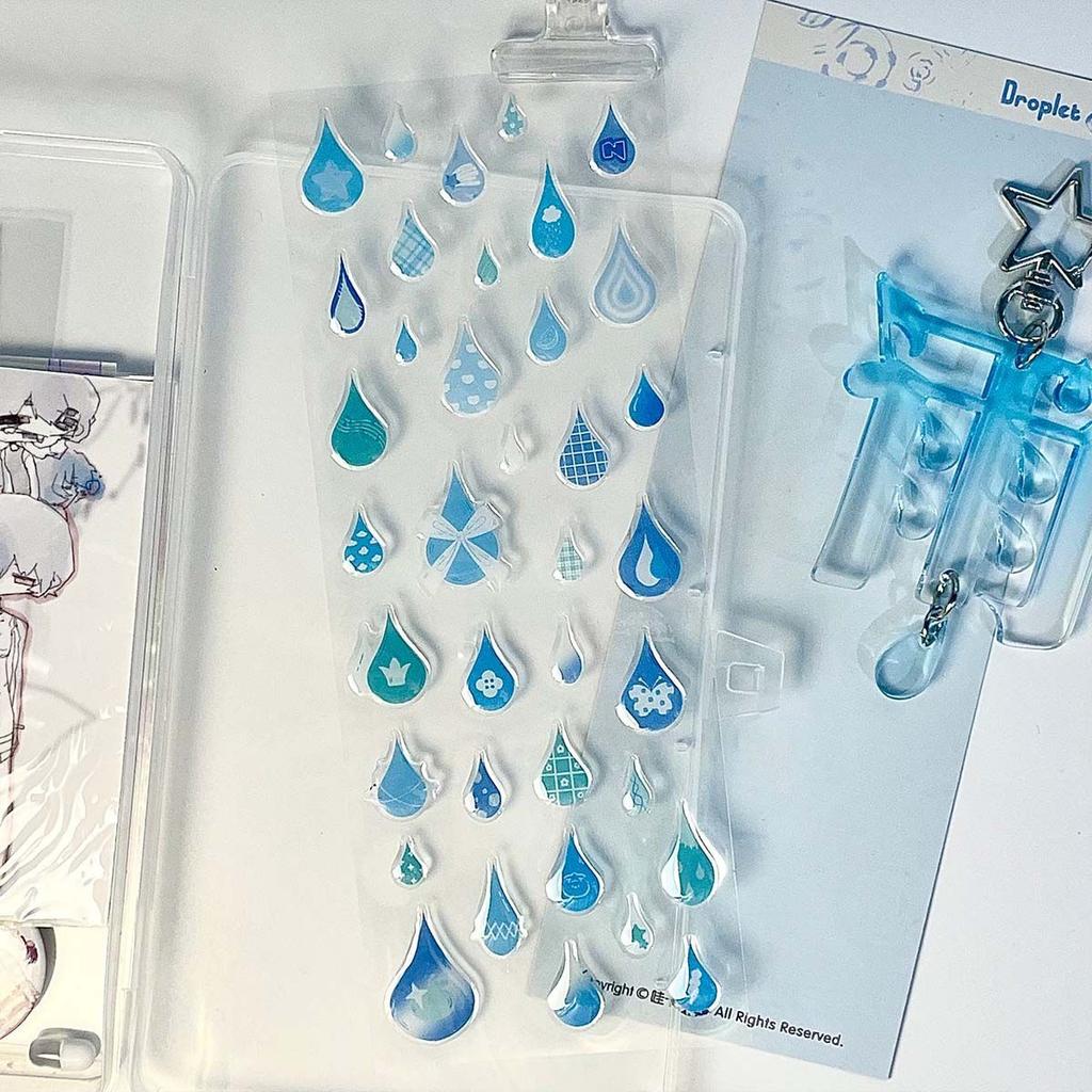 Crystal Love Star Sticker 3D Shiny Three-Dimensional Sticker Phone Notebook Diary DIY Decorative Scrapbook Sticker Girl Gift