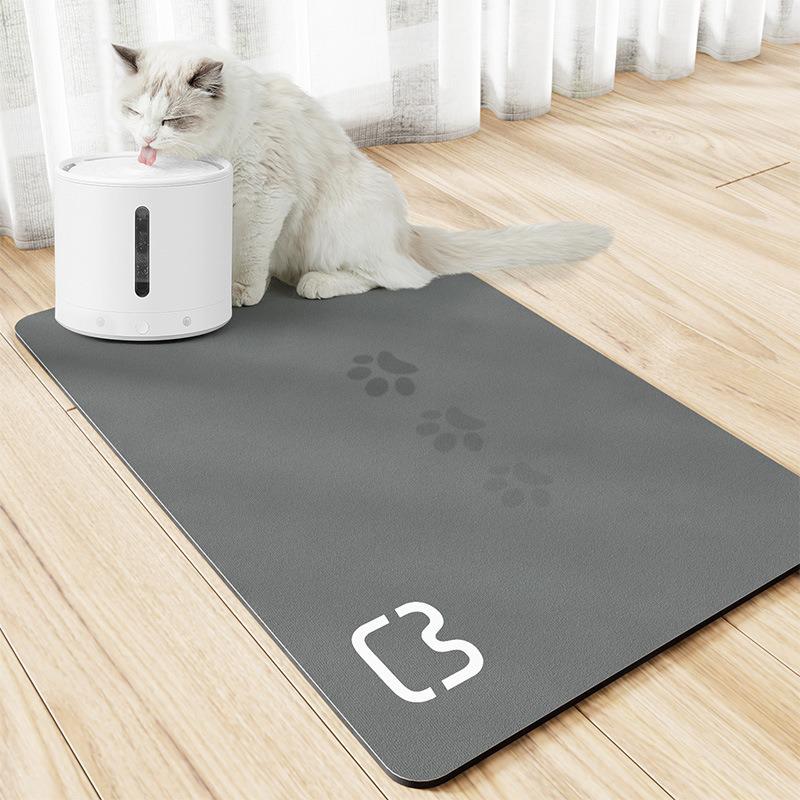Diatom Mud Waterproof Non-Slip Pet Floor Mats for Dogs: Eating & Sleeping