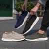 Men'S Vulcanized Shoes Simple And High-Quality Design Breathable Mesh Cool Flat Shoes Outdoor Activities Daily Hiking Men Shoes