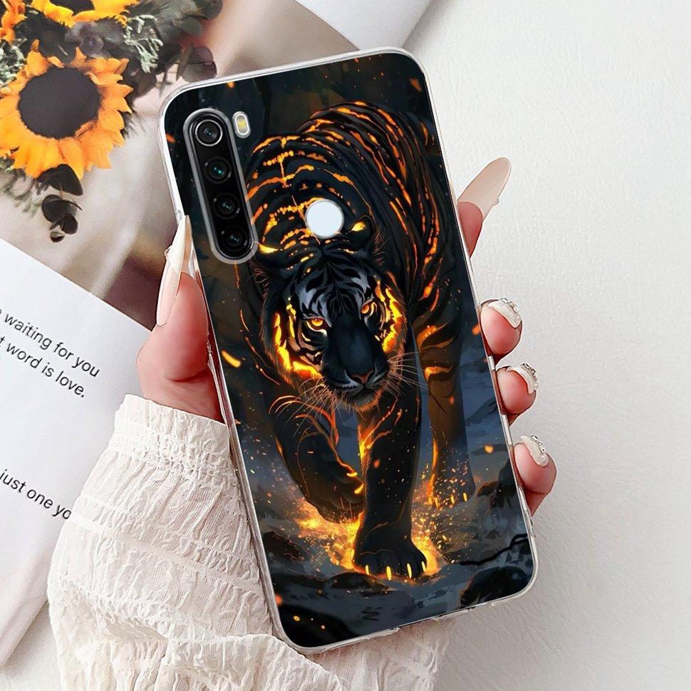 6.3" Silicone Case For Xiaomi Redmi Note 8 Soft TPU Cute Patterned Cover Case For Redmi Note 8  Note8 Protective Shell Bumper